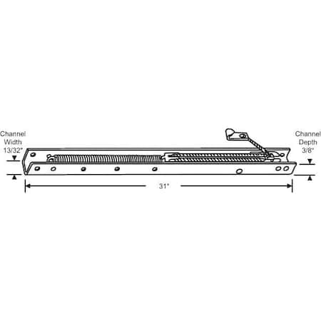 Strybuc 31"CHANNEL BALANCE (3/8") 64-302